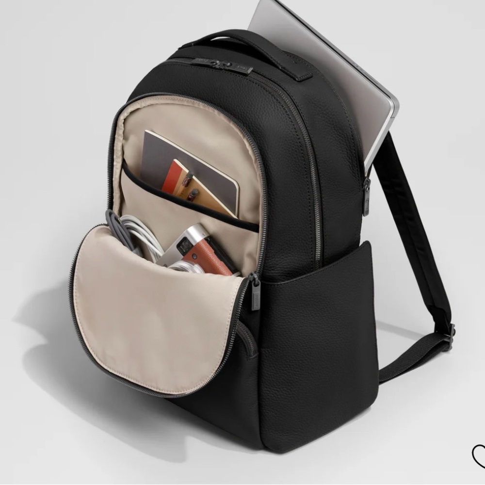 Away Leather Backpack - Picture 3 of 10